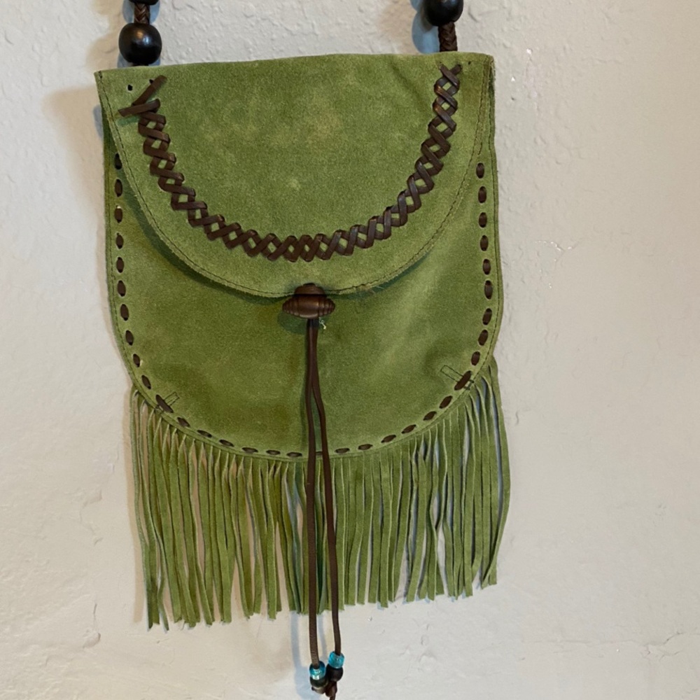 Leather lucky brand crossbag